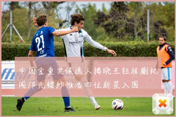 中国金童奖候选人揭晓王钰栋蒯纪闻邝兆镭帅惟浩四位新星入围